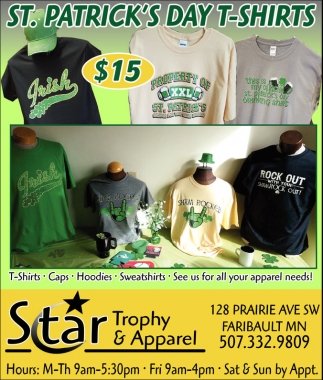 St Patrick S Day T Shirts Star Trophy And Apparel