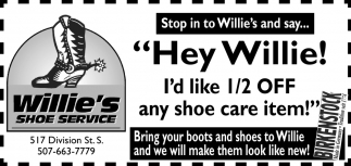 willie's shoe repair
