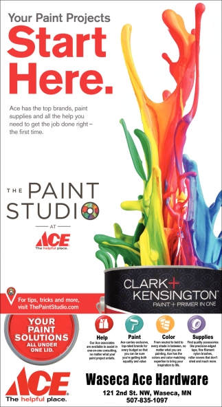 Your Paint Projects Start Here Waseca Ace Hardware Paint