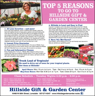 Top 5 Reasons To Go To Hillside Gift Garden Center Hillside