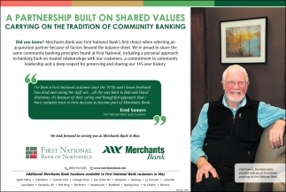 A Partnership Built On Shared Values First National Bank Of