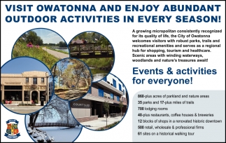 Visit Owatonna and Enjoy Abundant Outdoor Activities in Every Season
